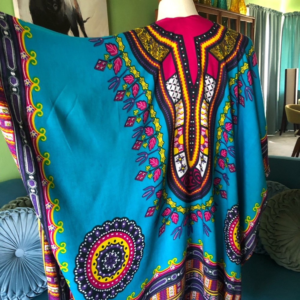 Ethnic print cover up - Picture 4 of 5